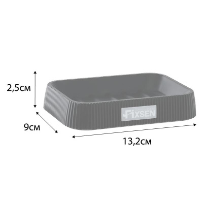 Мыльница FIXSEN BLACK WOOD FX-401-4, черный фото в интернет-магазине Русалия