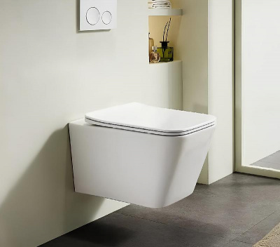 Унитаз MAIELLA Aria MW ТЕРМООБЖИГ (не плёнка) подвесной безободковый белый матовый Ceruttispa CT9164 (500х350х320) фото в интернет-магазине Русалия