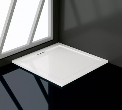 Душевой поддон квадратный 100х100 WW TRS100 Weltwasser фото в интернет-магазине Русалия