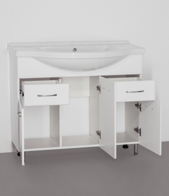 Тумба № 26 - 100 c раковиной Эльбрус 100 Эко Стандарт Style Line фото в интернет-магазине Русалия