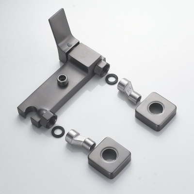 Гигиенический душ со смесителем Shevanik S4005T-1, оружейная сталь фото в интернет-магазине Русалия