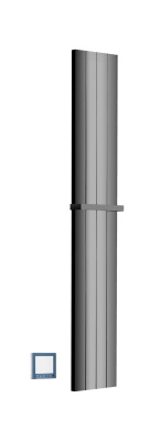 Полотенцесушитель электрический SHINE GUN METAL 725-SGM Boheme фото в интернет-магазине Русалия