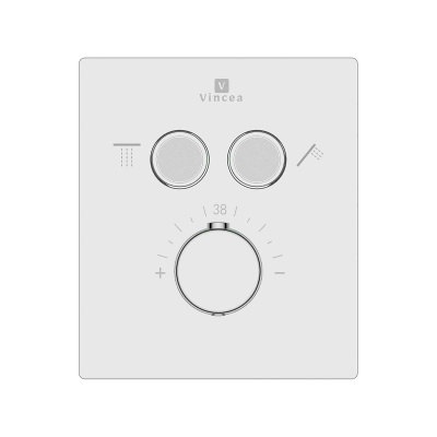 Душевой комплект VSFW-321MT1RCH встраиваемый, термостатический, двухрежимный, хром Vincea фото в интернет-магазине Русалия