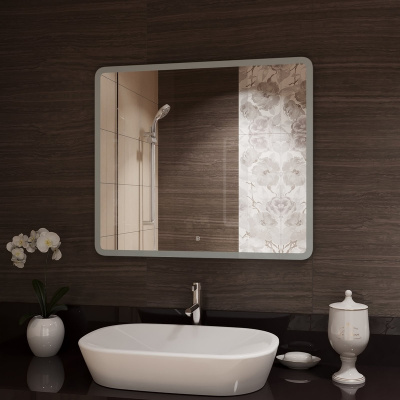 Зеркало с подсветкой Demure 800х700 ЗЛП3331 Continent фото в интернет-магазине Русалия