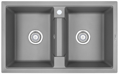 Кухонная мойка GRANULA (8101, АЛЮМИНИУМ ) фото в интернет-магазине Русалия