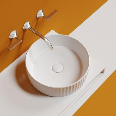 Умывальник чаша накладная круглая Element 360*360*115мм CN6057 Ceramica Nova фото в интернет-магазине Русалия