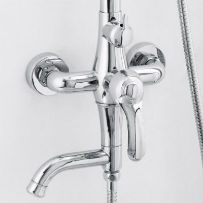 Душевой гарнитур с изливом Grazia Cromo VR.GRZ-9955.CR Veragio фото в интернет-магазине Русалия