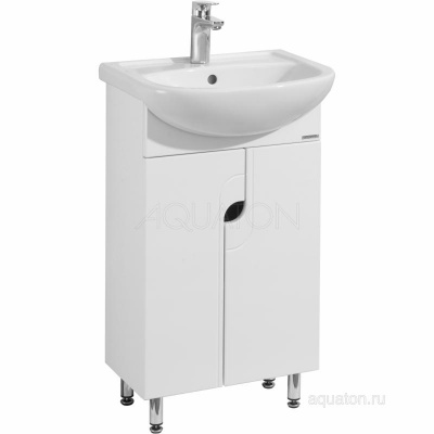 Тумба под раковину AQUATON Панда 50 белый 1A053701PD010 фото в интернет-магазине Русалия