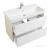 Тумба под раковину AQUATON Сканди 90 белая, дуб верона 1A251901SDB20 фото в интернет-магазине Русалия
