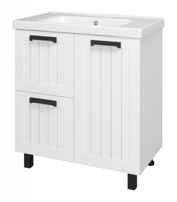 Тумба Спарта 80 с раковиной Dreja Harmonia 80 Misty фото в интернет-магазине Русалия