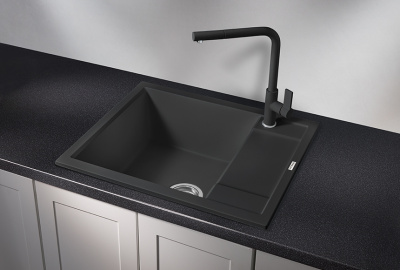 Кухонная мойка GRANULA (6002, ТУРМАЛИН) фото в интернет-магазине Русалия