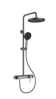 Душевая стойка VSFS-402GM, вороненая сталь Vincea фото в интернет-магазине Русалия