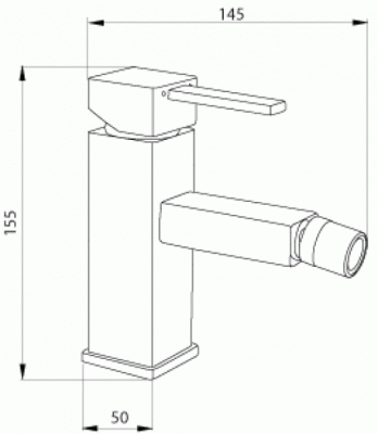 Смеситель для биде Squadrina VR.SQR-4520.CR Veragio фото в интернет-магазине Русалия