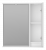 Зеркальный шкаф Balaton 75 правый (белый) BAL-04075-01-П Brevita фото в интернет-магазине Русалия