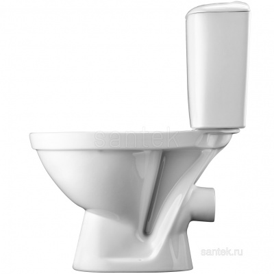 Унитаз - компакт Паллада с сиденьем полипропилен 1WH302371 Santek фото в интернет-магазине Русалия