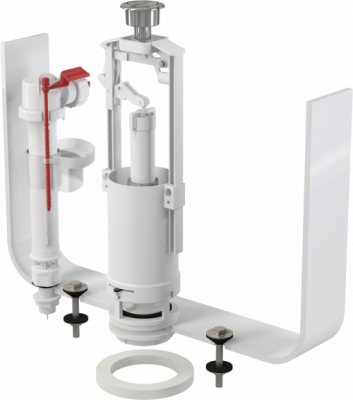 Комплект сливной и заливной арматуры SA2000S 1/2" CHROM Alcaplast фото в интернет-магазине Русалия