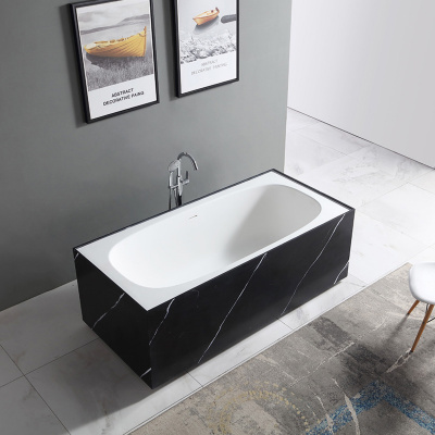 Ванна из искусственного камня ABBER Blitz AS9501WL 180х85х60 см фото в интернет-магазине Русалия