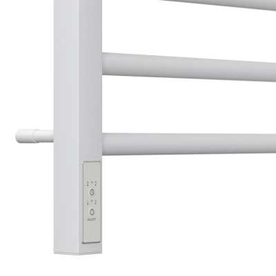 Полотенцесушитель электрический Point Веста PN70756W П7 500x600, диммер слева, белый фото в интернет-магазине Русалия