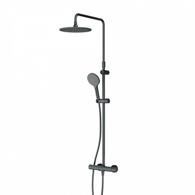 F0780422 Like,душ.система набор:см-ль д/душа термостат,верх.душ d220 мм, ручной душ 120 мм, 3 функци фото в интернет-магазине Русалия