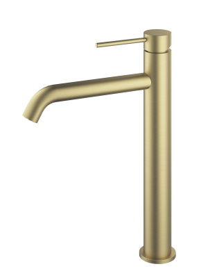 Смеситель для раковины City VBF-2C2BG однорычажный, брашированное золото Vincea фото в интернет-магазине Русалия