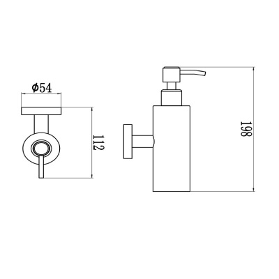 Дозатор жидкого мыла Savol S-005631-1, сатин фото в интернет-магазине Русалия