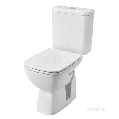 Унитаз - компакт с сиденьем микролифт slim Нео Лайт 1WH302471 Сантек фото в интернет-магазине Русалия