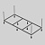 Каркас для прямоугольных ванн 160 см CN05T160 фото в интернет-магазине Русалия