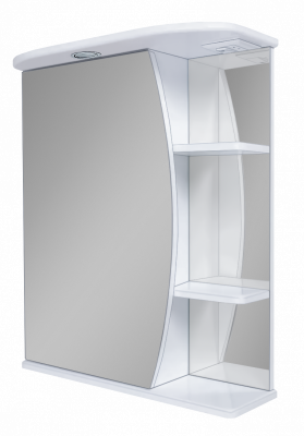 Зеркальный шкаф Луна 55 левый Э-Лун02055-01СвЛ Misty фото в интернет-магазине Русалия