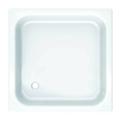 Поддон душевой чугунный квадрат 800х800х160 с противоскользящим покрытием белый Selena фото в интернет-магазине Русалия