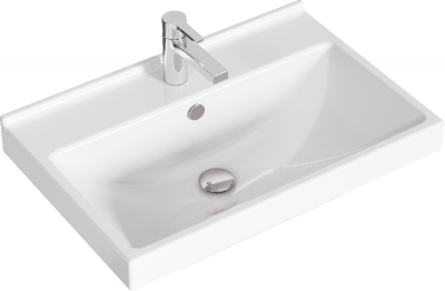 Подвесная тумба 60  Urban белый URB0106W + умывальник Фест 600 FST60SLWB01 Aqwella фото в интернет-магазине Русалия