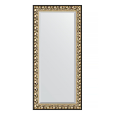 Зеркало настенное с фацетом EVOFORM в багетной раме барокко золото, 80х170 см, BY 1311 фото в интернет-магазине Русалия