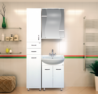 Зеркальный шкаф Лиана 55 левый Э-Лиа02055-01СвЛ Misty фото в интернет-магазине Русалия