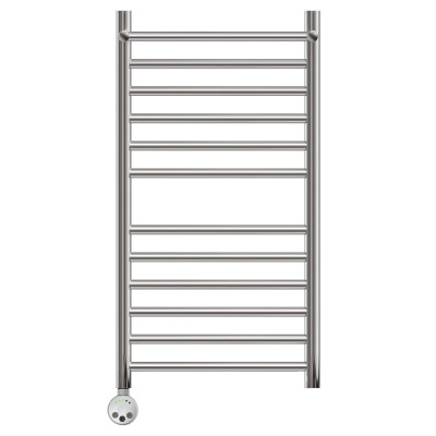 Полотенцесушитель электрический Point Аврора PN10158SPE П11 500x800 с полкой левый/правый, хром фото в интернет-магазине Русалия