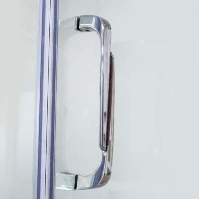 Душевая дверь RGW SA-01 1200, стекло прозрачное, профиль хром-красный фото в интернет-магазине Русалия