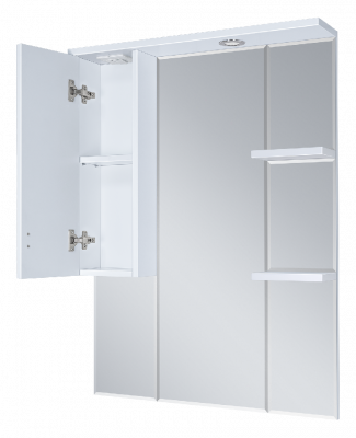 Зеркальный шкаф Дива 85 левый П-Див04085-013Л Misty фото в интернет-магазине Русалия