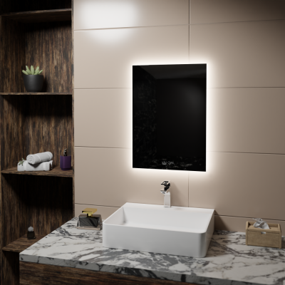 Зеркало для ванной прямоугольное LINE V 500х700 OWLM200900 OWL фото в интернет-магазине Русалия