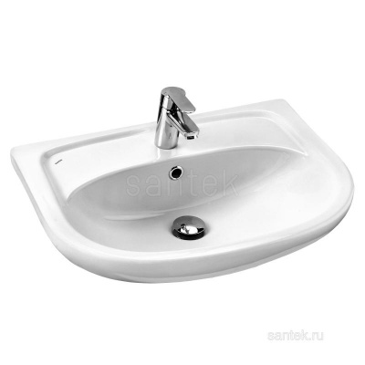 Раковина Santek Эллада 60 отверстие под смеситель 1WH110198 фото в интернет-магазине Русалия