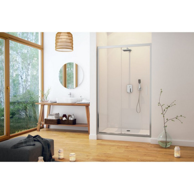 Душевая дверь EXCELLENT Серия 201 120 см (хром) фото в интернет-магазине Русалия