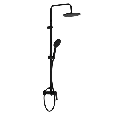 977710300 Jupiter душевая система с душевым смесителем, черный Damixa фото в интернет-магазине Русалия