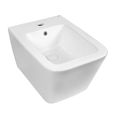 BOND F04-20 Биде подвесное прямоугольное белое с переливом фото в интернет-магазине Русалия