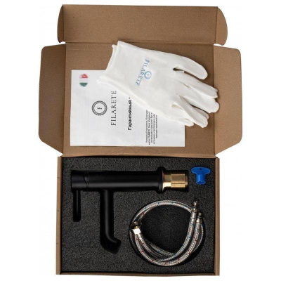 Смеситель для раковины FILARETE Roun FL5020BL, черный фото в интернет-магазине Русалия