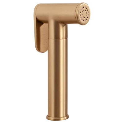 Гигиенический душ со смесителем встраиваемый Hansberge H3099MG, матовое золото фото в интернет-магазине Русалия