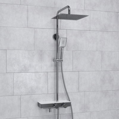 A113.118.126.CH Thermo Душевой комплект с термостатическим смесителем Wasserkraft фото в интернет-магазине Русалия