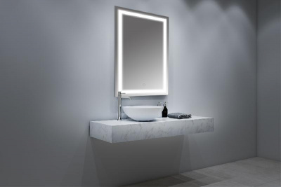 Зеркало Стиль 500х800 подсветка с сенсорным выключателем на подложке (CS00080495) фото в интернет-магазине Русалия