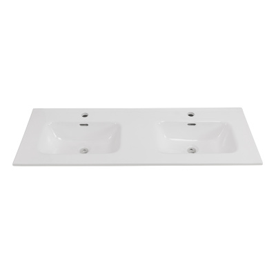 Керамическая раковина с двумя чашами BB1200-2-ETL, 1210x460x175 Belbagno фото в интернет-магазине Русалия