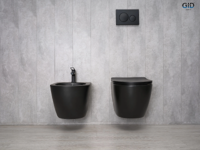 Унитаз подвесной Gid Bm2198 62226Y черный матовый 49x36x35.5 фото в интернет-магазине Русалия