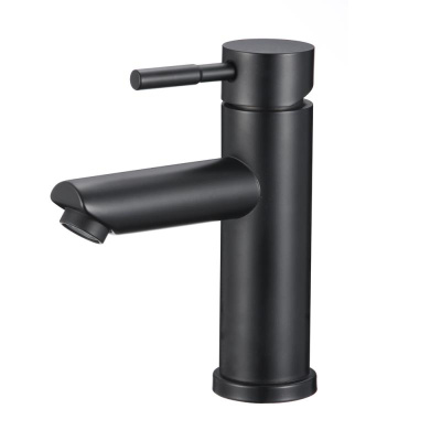 Смеситель OLIVE'S для раковины нержавеющая сталь черный BALEAR (13100BLB) фото в интернет-магазине Русалия