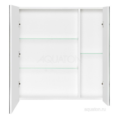 Зеркальный шкаф AQUATON Беверли 80 белый 1A237102BV010 фото в интернет-магазине Русалия