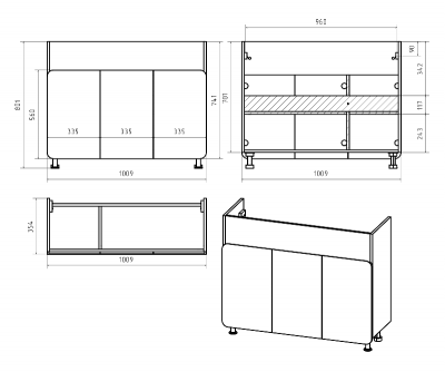 Тумба Чегет 105 с раковиной Dreja Laguna 105 Misty фото в интернет-магазине Русалия