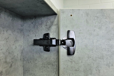 COMFORTY. Зеркало-шкаф "Эдинбург-60" бетон светлый фото в интернет-магазине Русалия